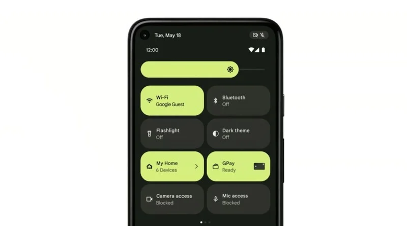 Android 12 notification