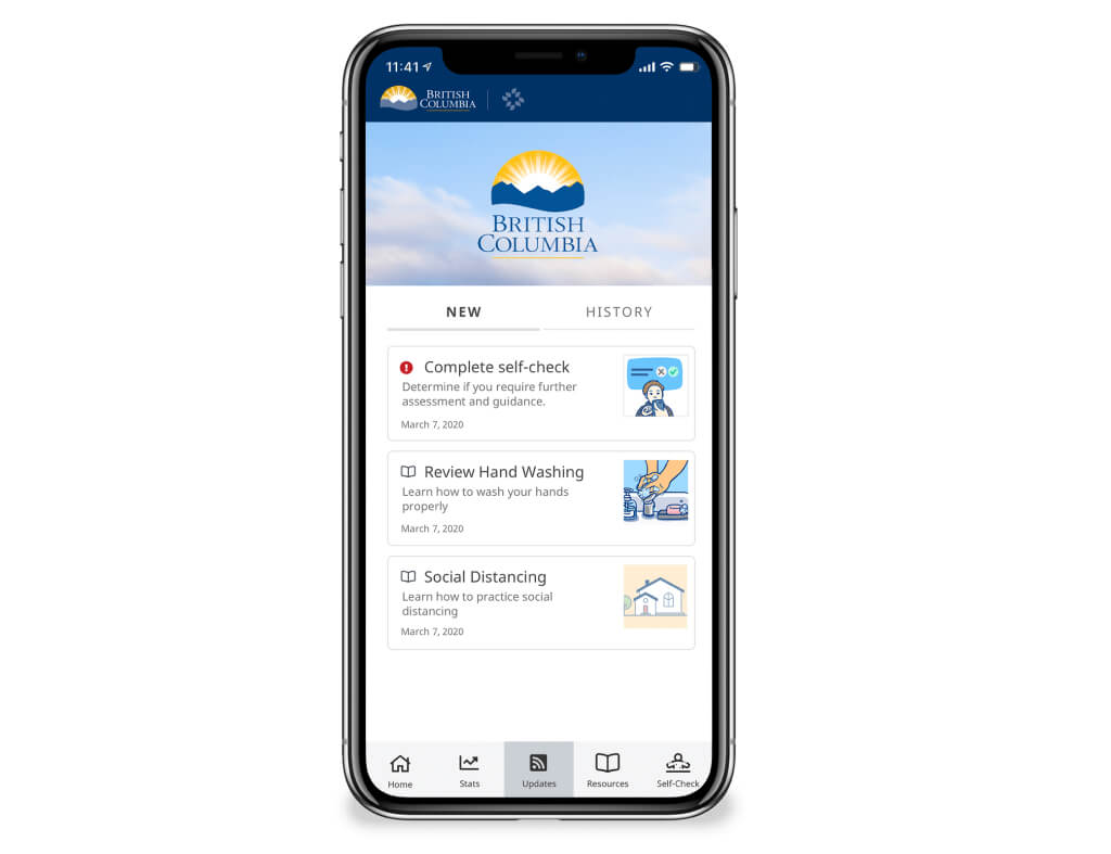 BC COVID Support App