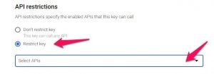 Restrict and rename API key page