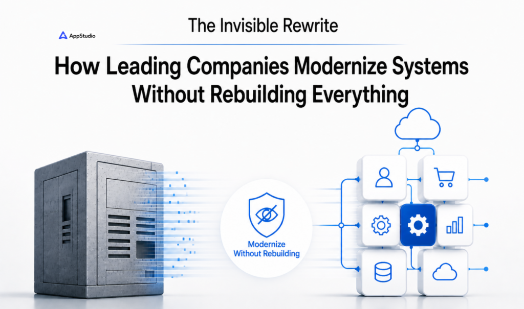 Old server modernizing into a modular cloud architecture without a full rebuild