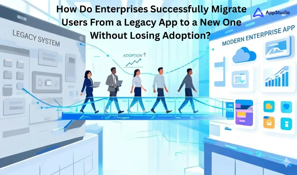 How Do Enterprises Successfully Migrate Users From a Legacy App to a New One Without Losing Adoption Featured Image