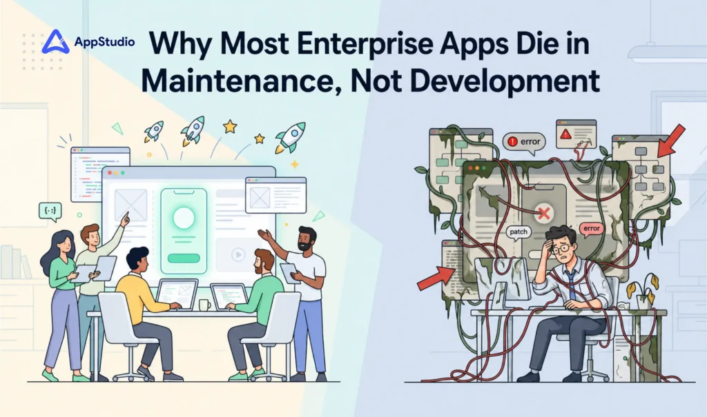 Why Most Enterprise Apps Die in Maintenance, Not Development Feature Image
